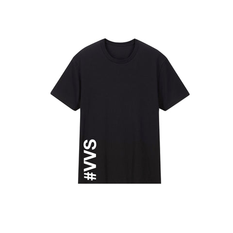 #VVS - Black Round Neck T-shirt