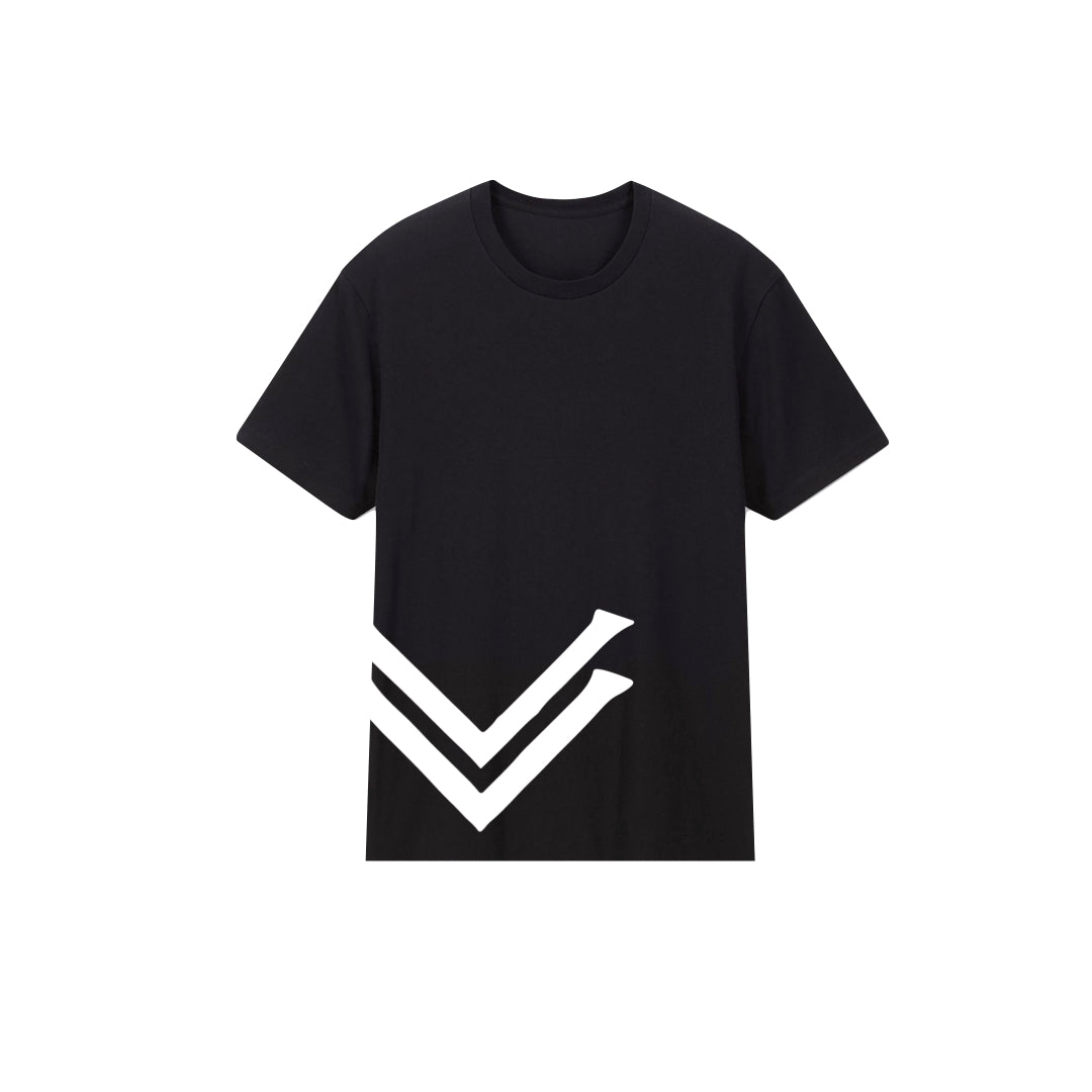 Black Round Neck T-shirt