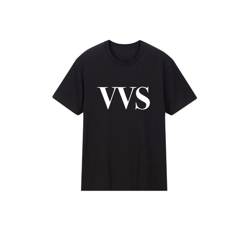 VVS - Black Round Neck T-shirt